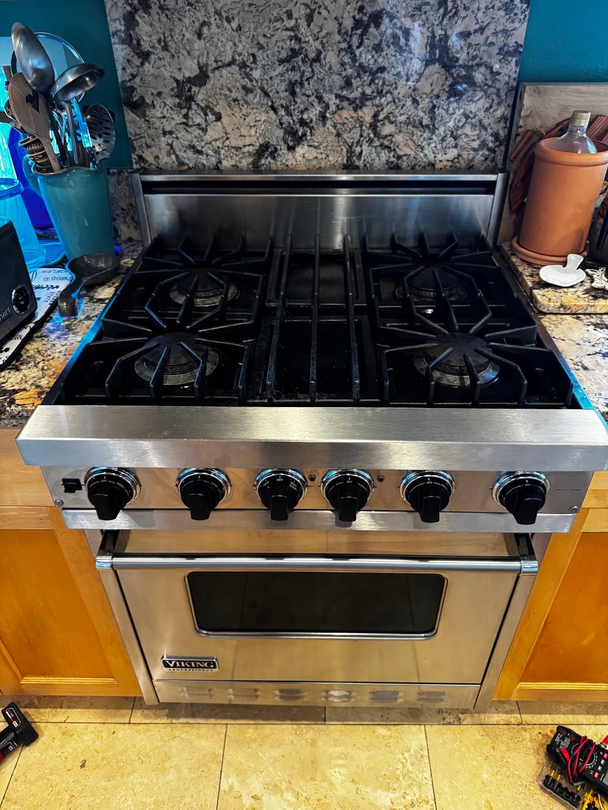 Viking Professional 30-inch gas range repair service